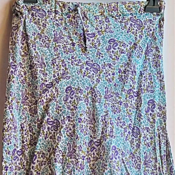 Comfortable Rayon Maxi Skirt Size X-0Small - Picture 6 of 13